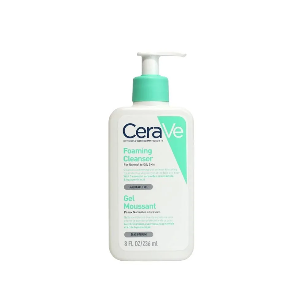 Cerave Foaming Cleanser For Normal to Oily Skin 236ml