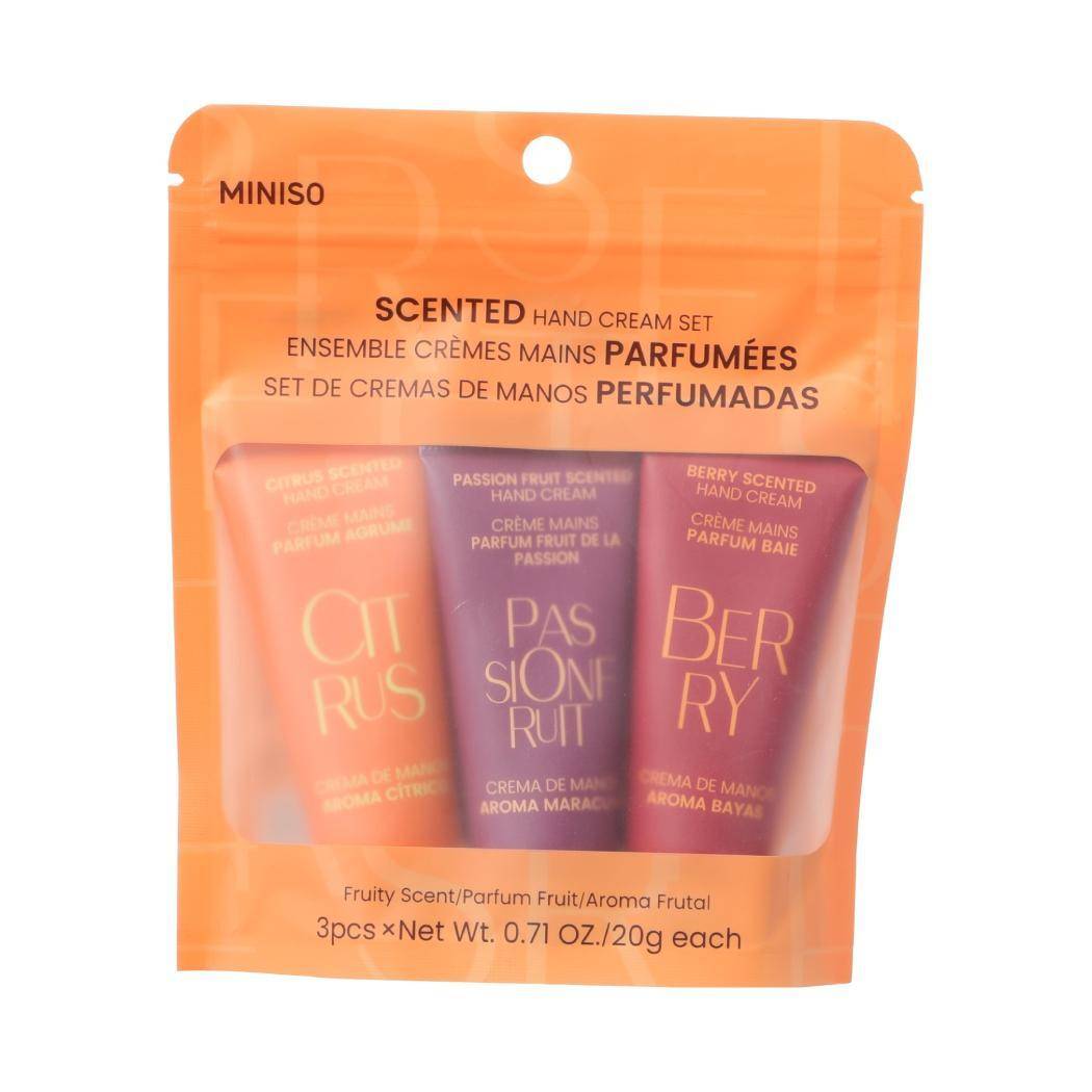 Miniso Scented Hand Cream Set Fruity Scent