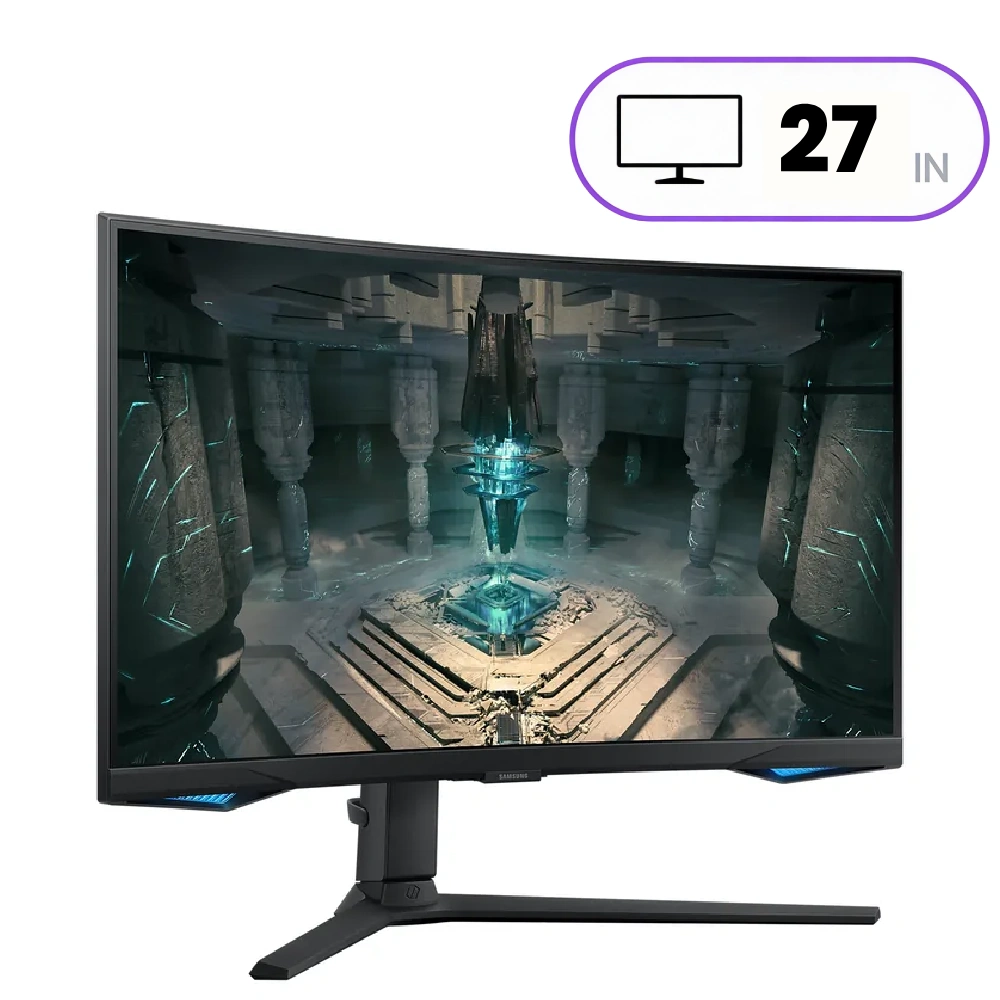 Samsung Odyssey G6 Gaming Monitor - 27 Inch - 2K QHD - VA Panel - Curved - 240Hz - Black