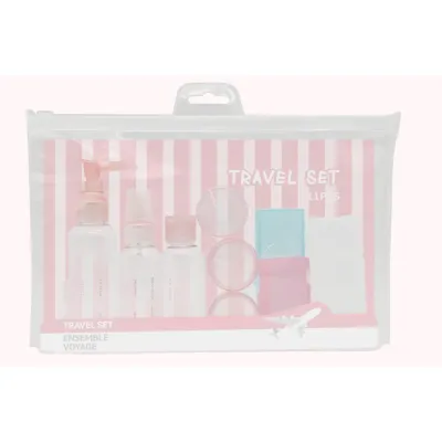 کۆمەڵەی گەشتیاری مینیسۆ Miniso کۆمەڵەی ڕەنگی شیرینی – 11 پارچە