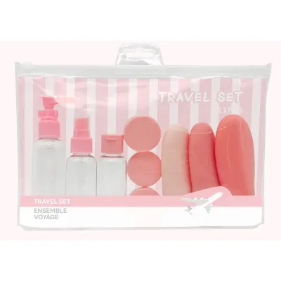 کۆمەڵەی گەشتیاری مینیسۆ Miniso کۆمەڵەی ڕەنگی شیرینی – 11 پارچە