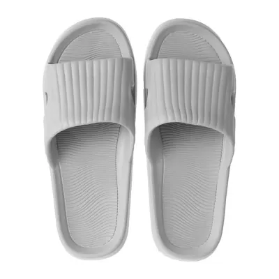 Miniso Men's Bath Slippers Dots Series Gray Size 43-44