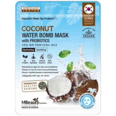 M Beauty Probiotic Coconut Water Mask 22ml