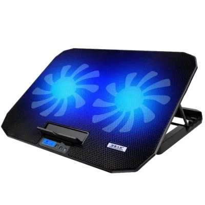 N106 DualFan For laptop Cooling PadSlim Design, High Airflow, PlugandPlay Cooling Stand N106FAN