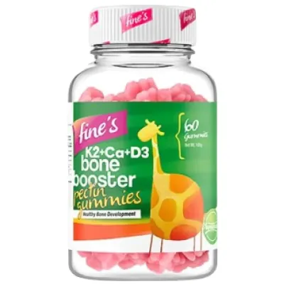 Fine Healthcare K2 + Calcium + D3 Vitamin Gummies 60 Pieces