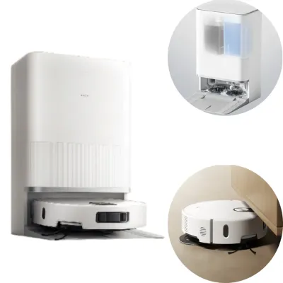 Xiaomi Robot Vacuum 5 with 20,000 Pa Suction and All-in-One Cleaning Station - White