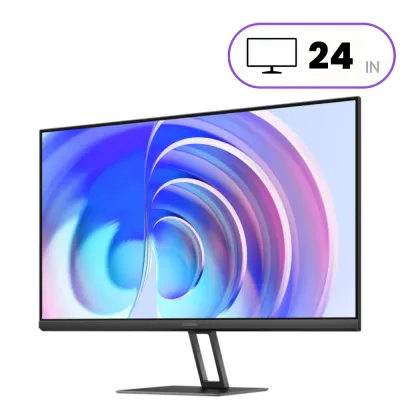 مۆنیتەری شاومی Xiaomi A24i بە قەبارەی 23.8 ئینچ بە ڕوونی FHD پەنێڵی IPS بە 100Hz – ڕەش