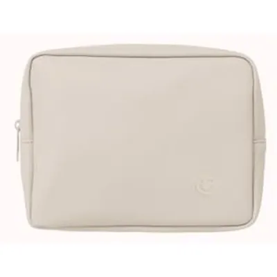 Miniso Solid Color Cosmetic Bag L - Light Apricot