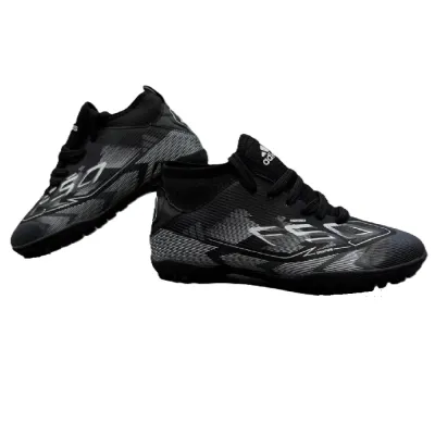 Adidas F50 Football Shoes - Black & White - Size 37