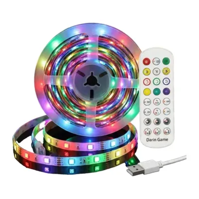 Darin Game USB LED Strip - 5m - RGB - USB