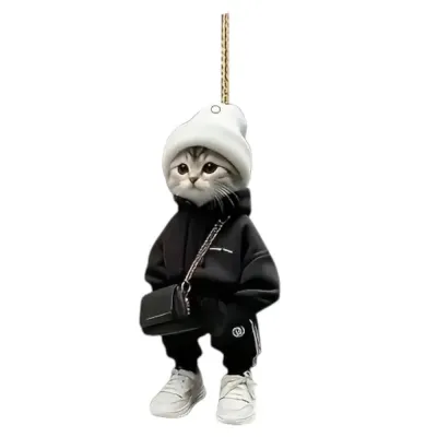 Flat Acrylic Cat Decor - Pet Parents
