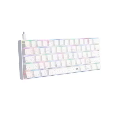 Darin Game POLATIN Keyboard - Hot Swappable - RGBIC - White