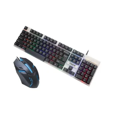 Tiger XG-1 Gaming Keyboard Mouse Kit - Compact - Wired