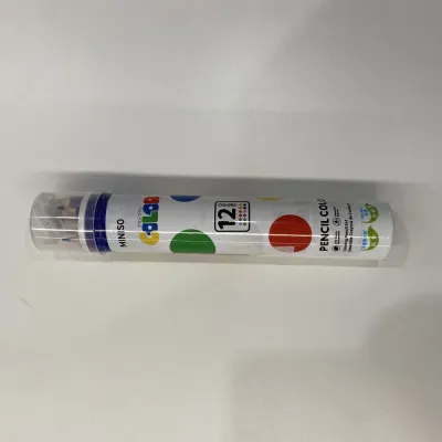 Miniso Polka Dot Series Erasable Coloring Pencil Set - 12 Colors