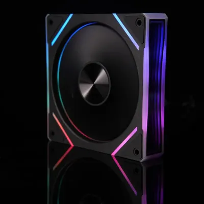 Jungle Leopard Astro V1 ARGB PC Fan - 120mm - Black